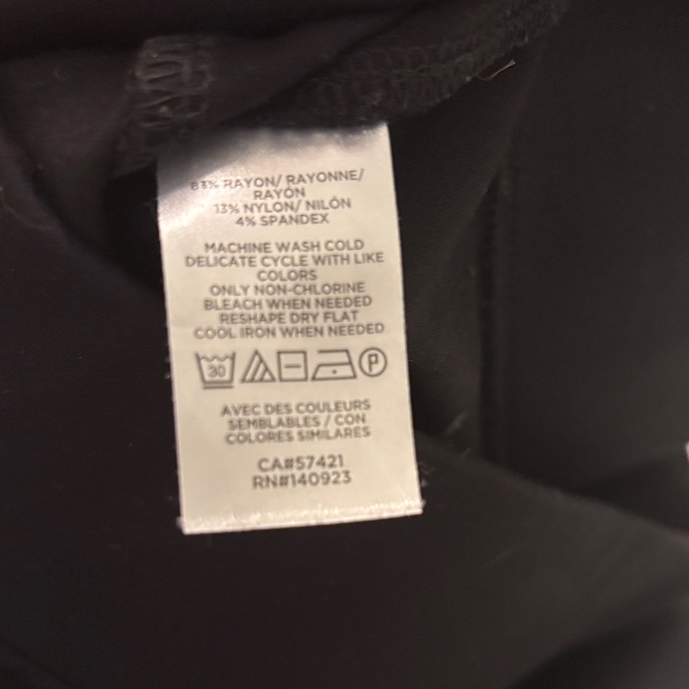 Lou & Grey For Loft Black and Gray Leggings Set set of 2 Pull On Stretch Sz Med - Picture 11 of 11